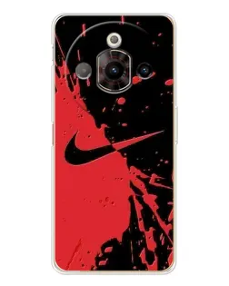 Чехол для ZTE Nubia Focus Pro с картинкой «Красные брызги Nike» Чехол для ZTE Nubia Focus Pro с картинкой «Красные брызги Nike»