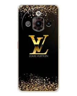 Чехол для ZTE Nubia Focus Pro с картинкой «LV — золотые искры»