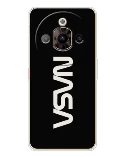 Чохол для ZTE Nubia Focus Pro з картинкою «NASA — вертикальний логотип»