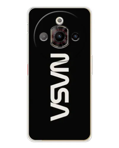 Чохол для ZTE Nubia Focus Pro з картинкою «NASA — вертикальний логотип»