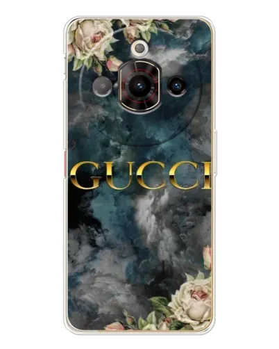 Чехол для ZTE Nubia Focus Pro с картинкой «Абстрактные цветы Gucci» Чехол для ZTE Nubia Focus Pro с картинкой «Абстрактные цветы Gucci»