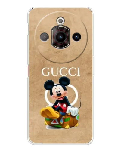 Чехол для ZTE Nubia Focus Pro с картинкой «Микки Маус Gucci — крафт» Чехол для ZTE Nubia Focus Pro с картинкой «Микки Маус Gucci — крафт»