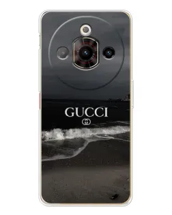Чехол для ZTE Nubia Focus Pro с картинкой «Gucci — морской прибой»