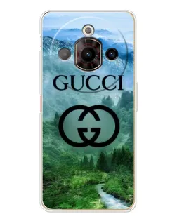 Чехол для ZTE Nubia Focus Pro с картинкой «Gucci — горный пейзаж»