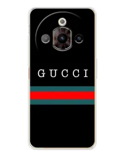 Чехол для ZTE Nubia Focus Pro с картинкой «Gucci — красный пояс»