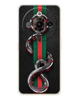 Чохол для ZTE Nubia Focus Pro з картинкою «Gucci — змія на смузі»