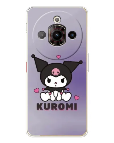 Чохол для ZTE Nubia Focus Pro з картинкою «Kuromi — фіолетовий арт»