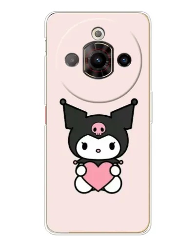 Чохол для ZTE Nubia Focus Pro з картинкою «Kuromi та серце»