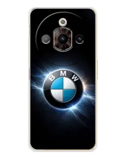 Чехол для ZTE Nubia Focus Pro с картинкой «BMW — неоновое сияние»