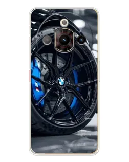 Чехол для ZTE Nubia Focus Pro с картинкой «Колесо BMW вблизи»