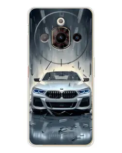 Чехол для ZTE Nubia Focus Pro с картинкой «BMW в свете фар»