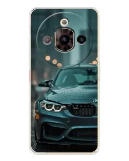 Чехол для ZTE Nubia Focus Pro с картинкой «BMW в огнях города»