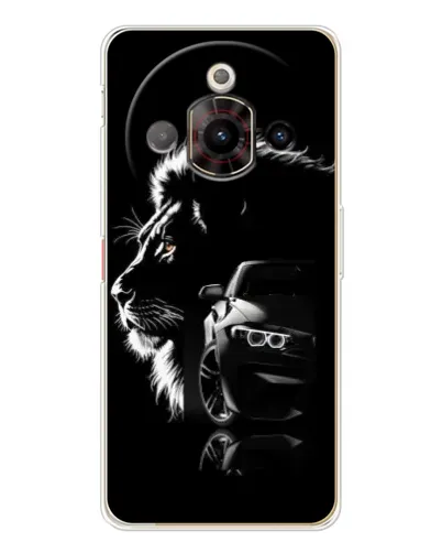 Чехол для ZTE Nubia Focus Pro с картинкой «BMW и лев» Чехол для ZTE Nubia Focus Pro с картинкой «BMW и лев»