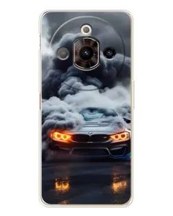 Чехол для ZTE Nubia Focus Pro с картинкой «BMW в дыму»