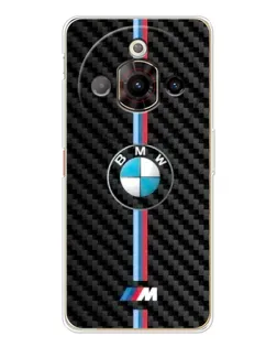 Чехол для ZTE Nubia Focus Pro с картинкой «Эмблема BMW и карбон»