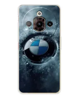 Чохол для ZTE Nubia Focus Pro з картинкою «Логотип BMW — лід»