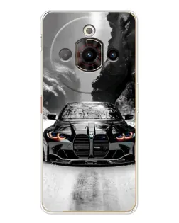 Чохол для ZTE Nubia Focus Pro з картинкою «BMW — акварельний дрифт»
