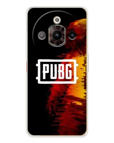 Чохол для ZTE Nubia Focus Pro з картинкою «Яскравий логотип PUBG»