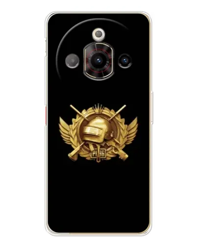 Чохол для ZTE Nubia Focus Pro з картинкою «PUBG — помаранчевий градієнт»