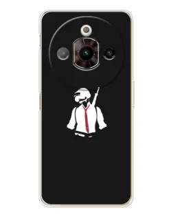 Чохол для ZTE Nubia Focus Pro з картинкою «PUBG — силует воїна»