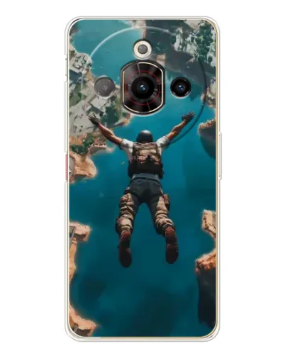 Чохол для ZTE Nubia Focus Pro з картинкою «PUBG — вільне падіння»