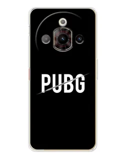 Чохол для ZTE Nubia Focus Pro з картинкою «PUBG — білий логотип»