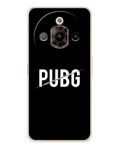 Чохол для ZTE Nubia Focus Pro з картинкою «PUBG — білий логотип»