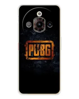 Чохол для ZTE Nubia Focus Pro з картинкою «PUBG — золотий логотип»