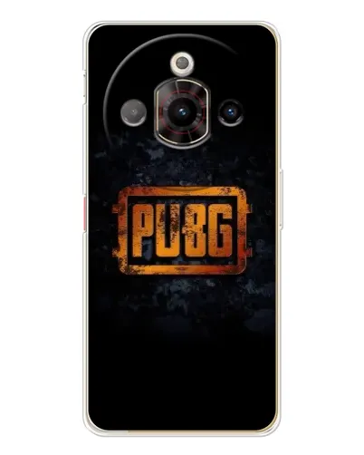 Чохол для ZTE Nubia Focus Pro з картинкою «PUBG — золотий логотип»