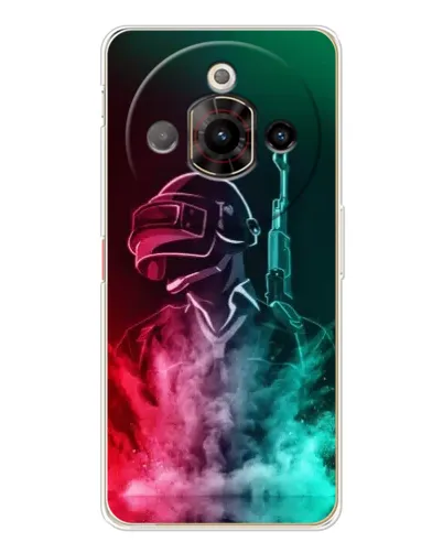 Чохол для ZTE Nubia Focus Pro з картинкою «PUBG — вогняний воїн»