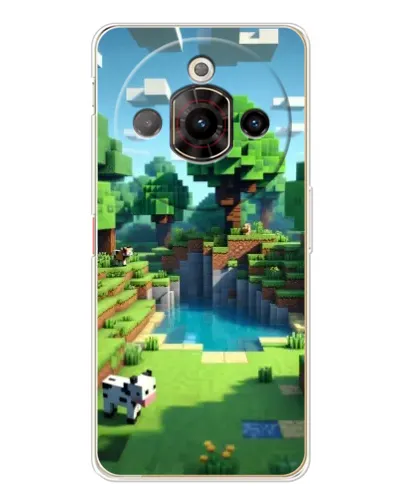 Чехол для ZTE Nubia Focus Pro с картинкой «Minecraft летний день»
