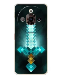 Чехол для ZTE Nubia Focus Pro с картинкой «Алмазный меч неон»