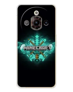 Чехол для ZTE Nubia Focus Pro с картинкой «Minecraft Diamond лого»