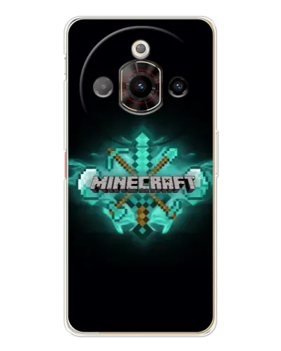 Чехол для ZTE Nubia Focus Pro с картинкой «Minecraft Diamond лого»