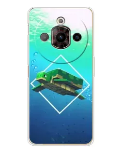 Чохол для ZTE Nubia Focus Pro з картинкою «Черепаха Minecraft»
