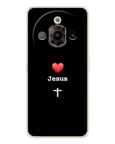 Чехол для ZTE Nubia Focus Pro с картинкой «Сердце - Jesus» Чехол для ZTE Nubia Focus Pro с картинкой «Сердце - Jesus»