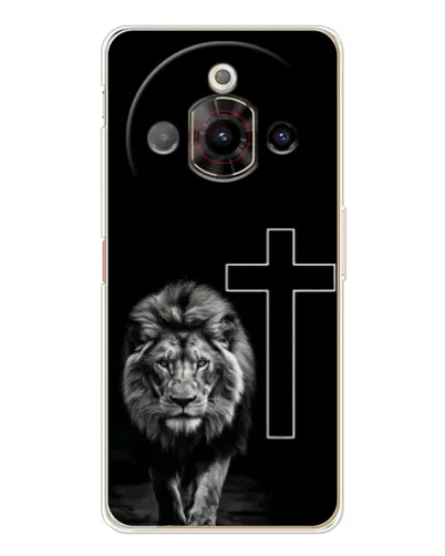 Чехол для ZTE Nubia Focus Pro с картинкой «Лев и Крест» Чехол для ZTE Nubia Focus Pro с картинкой «Лев и Крест»