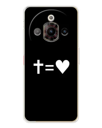 Чехол для ZTE Nubia Focus Pro с картинкой «Крест и Сердце» Чехол для ZTE Nubia Focus Pro с картинкой «Крест и Сердце»