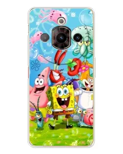Чохол для ZTE Nubia Focus Pro з картинкою «Губка Боб та друзі»