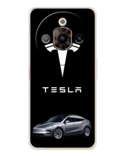 Чехол для ZTE Nubia Focus Pro с картинкой «Tesla Model Y»