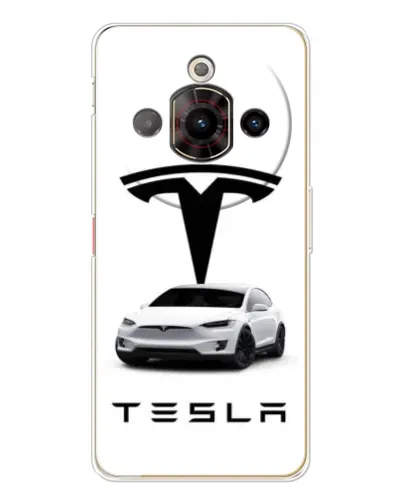 Чехол для ZTE Nubia Focus Pro с картинкой «Tesla White Style»