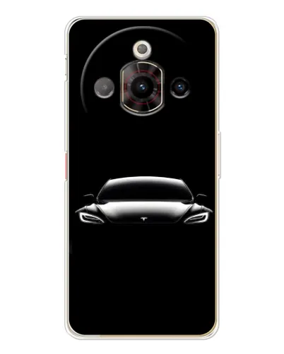 Чехол для ZTE Nubia Focus Pro с картинкой «Фары Tesla Night»
