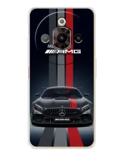 Чохол для ZTE Nubia Focus Pro з картинкою «Mercedes — білий карбон»