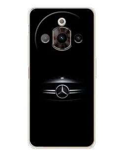 Чехол для ZTE Nubia Focus Pro с картинкой «Mercedes — абстрактные линии»