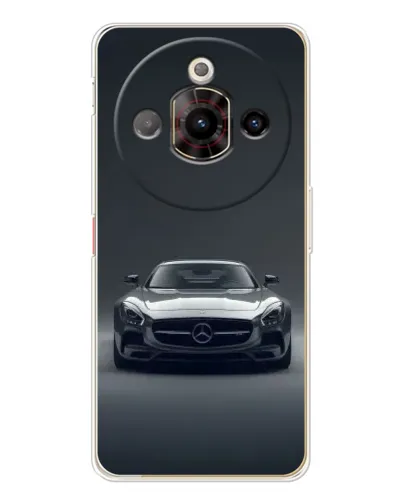 Чехол для ZTE Nubia Focus Pro с картинкой «Mercedes на черном»