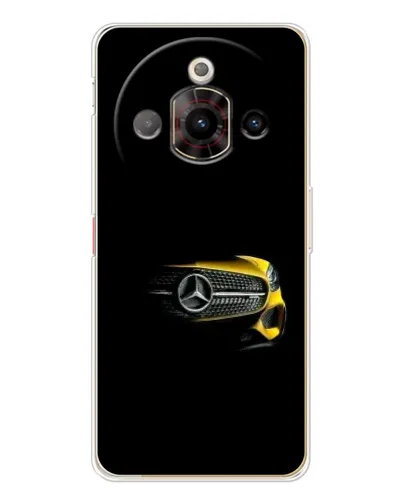 Чехол для ZTE Nubia Focus Pro с картинкой «Mercedes — ретро стиль»