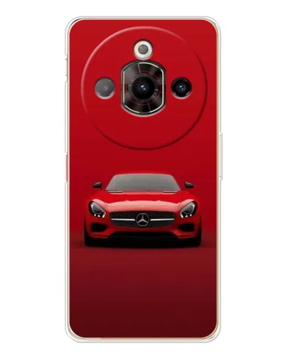 Чехол для ZTE Nubia Focus Pro с картинкой «Красный Mercedes AMG»