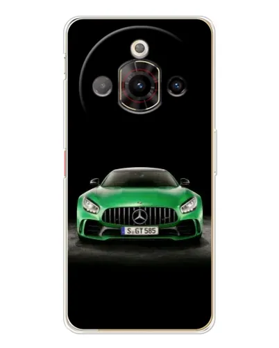 Чехол для ZTE Nubia Focus Pro с картинкой «Mercedes — неоновый лого»