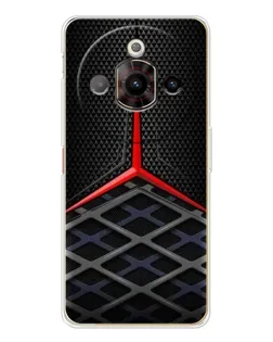 Чехол для ZTE Nubia Focus Pro с картинкой «Mercedes Carbon Grid»