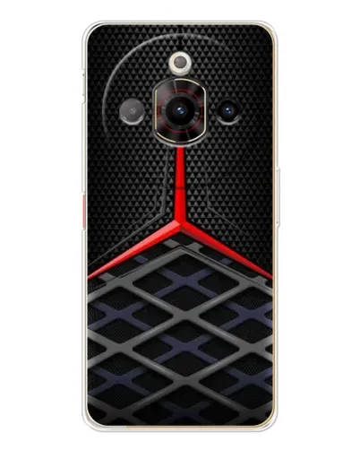 Чехол для ZTE Nubia Focus Pro с картинкой «Mercedes Carbon Grid»